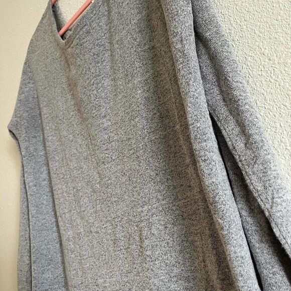 Garage Grey Sweater Tie in Back Sweater - Picture 1 of 3